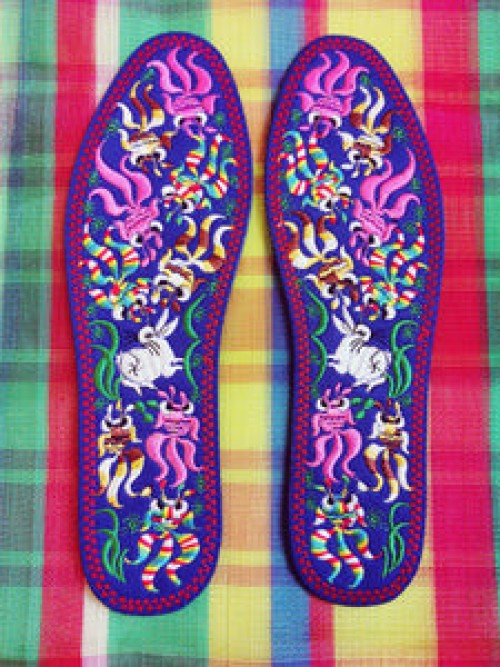 Chinese Insole Hand Embroidered